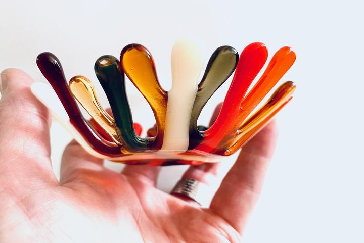 Glass Tea Light Candle Holder