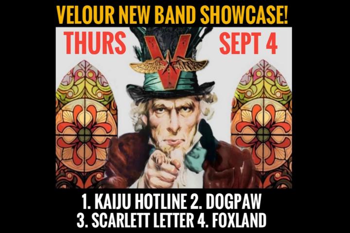 1.Kaiju Hotline 2.Dogpaw 3.Scarlett Letter 4.Foxland