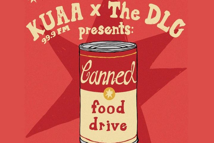 KUAA 99.9 FM x The DLC Food Drive image