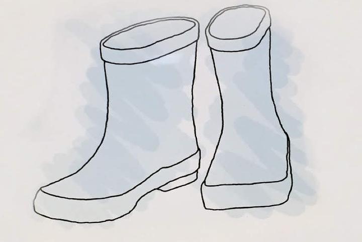Blue Rain Boots - Later Show