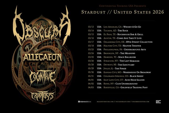 OBSCURA - Stardust USA 2026 image