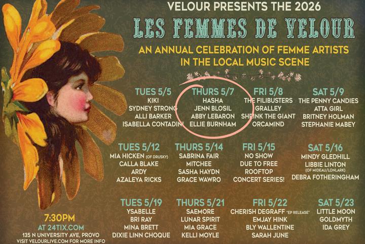 LES FEMMES DE VELOUR (Night #2)