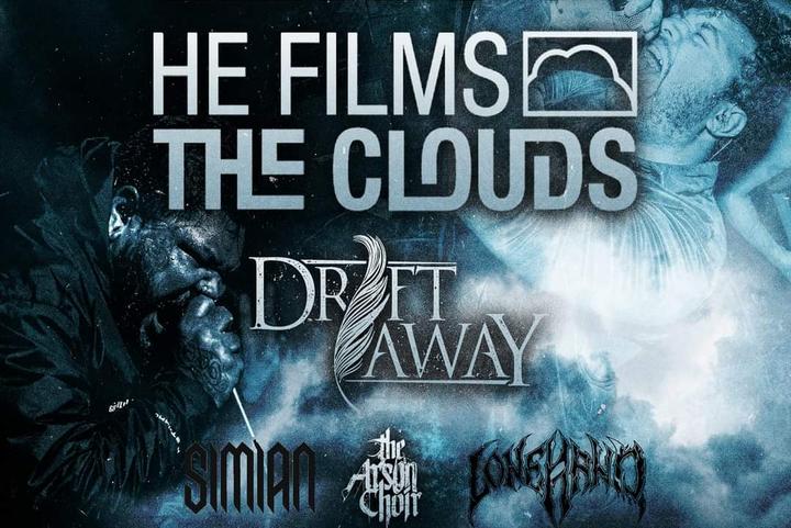 He films the clouds
