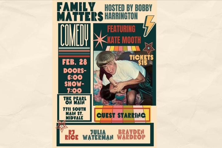 Family Matters Comedy - Featuring Kate Mooth